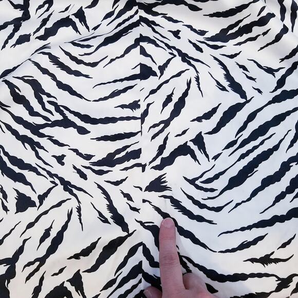 Gunne Sax strapless maxi dress gown size 3 black and white - Picture 7 of 7